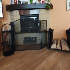 Vedställ för vedeldad spis Kaminer 24628