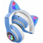 ZS7G Trådlösa hörlurar bt 5.0 med blå led-ljus