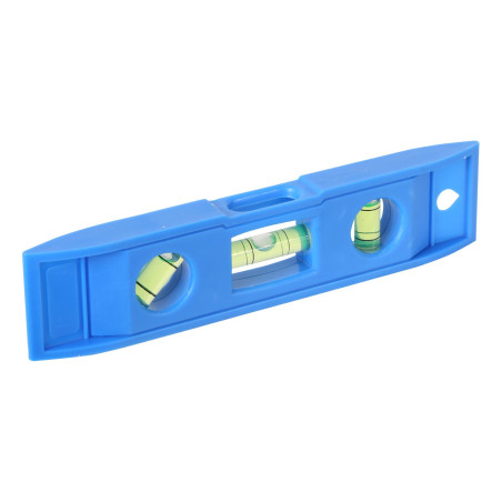 Vattenpass 225mm 'torpedo', ABS-plast, magnet.