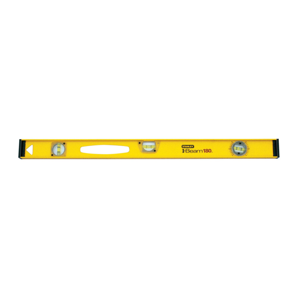Vattenpass i-balk, 120 cm, 3 bubblor, 1,5 mm/m, aluminium, tvåkammarprofil Vattenpass i-balk, 120 cm, 3 bubblor, 1,5 mm/m, aluminium, tvåkammarprofil