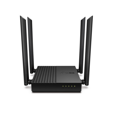 TP-LINK Dubbelbandig trådlös router AC1200 A64, 400/867 Mb/s