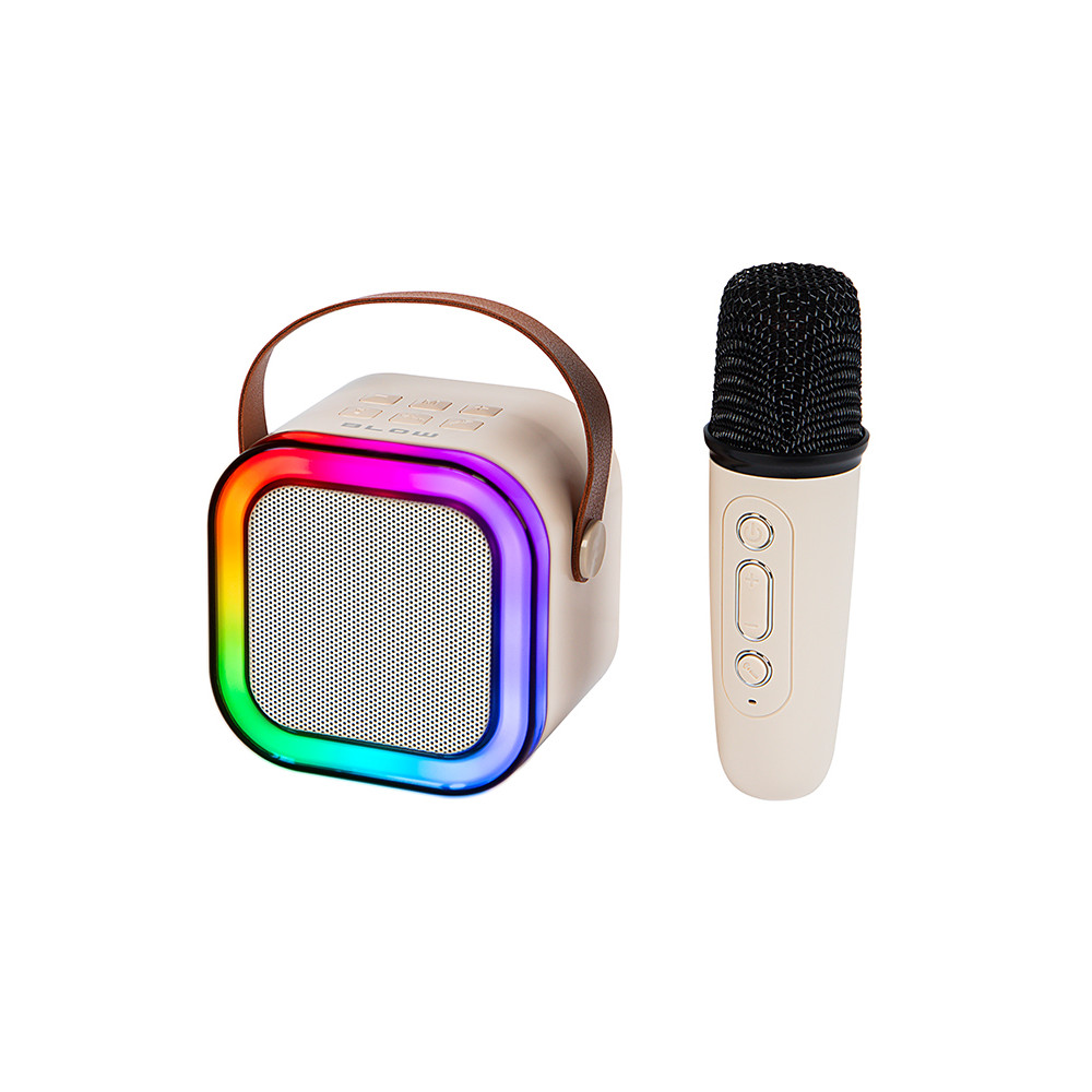 30-359- Głośnik bluetooth karaoke rgb 1 mikrofon