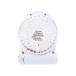44-502 - Skrivbordsfläkt 10 cm USB + batteri vit