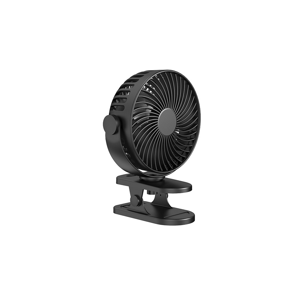44-505- Skrivbordsfläkt med klämma 15 cm usb+batteri svart 44-505- Skrivbordsfläkt med klämma 15 cm usb+batteri svart
