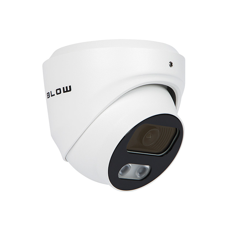 77-858- IP-kamera med 8MP bl-i8hl28twm/poe 2,8 mm vit hybridlight