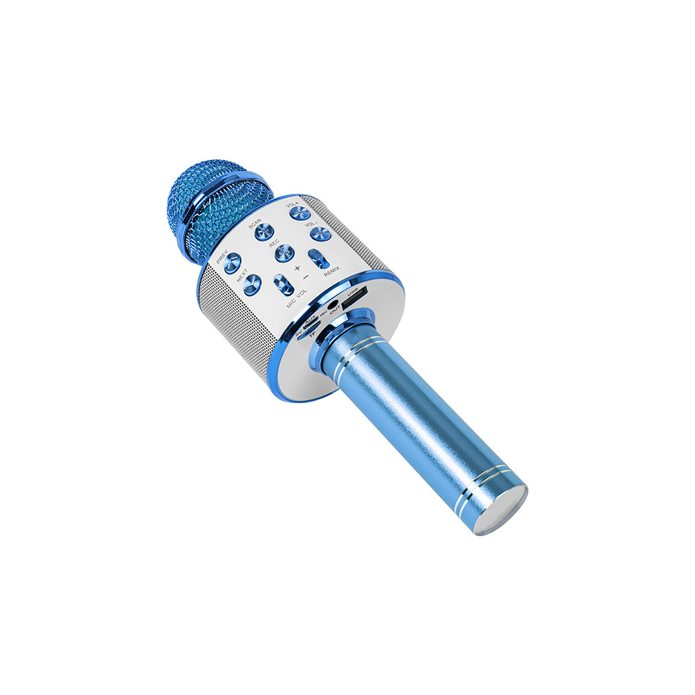 33-150- Mikrofon prm402 blow niebieski karaoke 33-150- Mikrofon prm402 blow niebieski karaoke