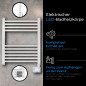 AD 7823 Elektrisk badrumsradiator med LED-ljus