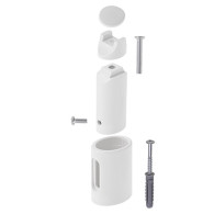 AD 7824 Elektrisk badrumsradiator med LED-ljus