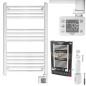 AD 7824 Elektrisk badrumsradiator med LED-ljus
