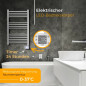 AD 7824 Elektrisk badrumsradiator med LED-ljus