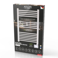 AD 7824 Elektrisk badrumsradiator med LED-ljus