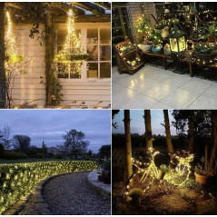 Solcellsgirland 15m IP44 Gardlov 24007