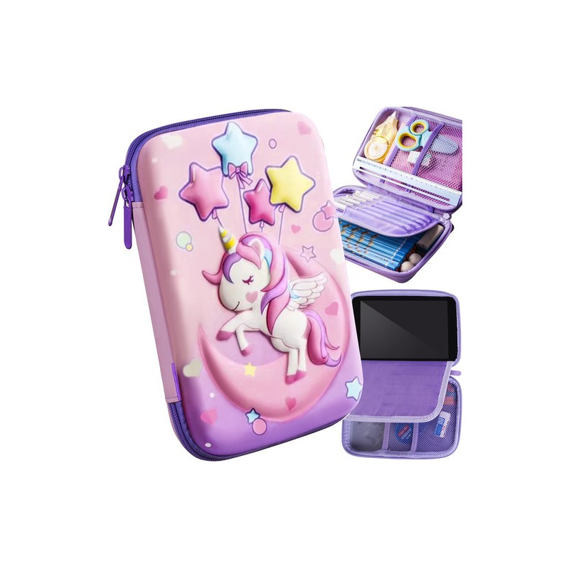 Pennfodral med fack - enhörning Maaleo 24510