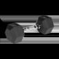 Hantlar gjutjärnsgummi HEX 2x5 kg REBEL ACTIVE