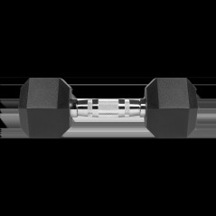 Hantlar av gummerat järn HEX 2x6 kg REBEL ACTIVE | HandlaSmidigt.se