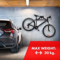 Cykelväggfäste Maclean, stål, max belastning 30 kg, MC-449