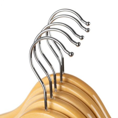 Klädhängare 10 st. - trä Ruhhy 24492