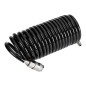 Tryckluftsslang spiral 8,0 x 12 mm, 5 m, PU