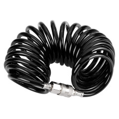 Tryckluftsslang spiral 8,0 x 12 mm, 5 m, PU