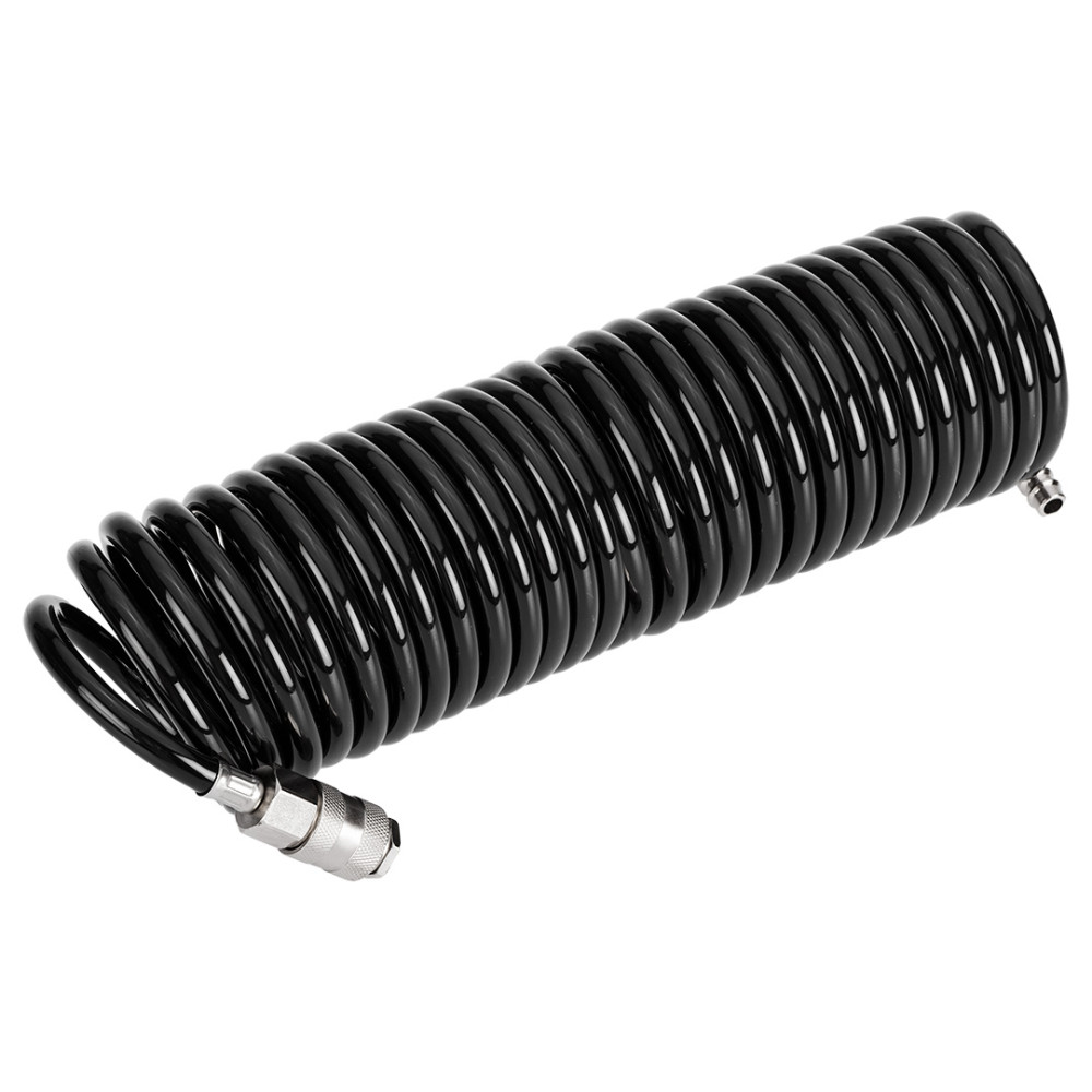 Tryckluftsslang spiral 8,0 x 12 mm, 10 m, PU Tryckluftsslang spiral 8,0 x 12 mm, 10 m, PU