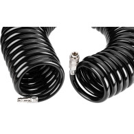 Tryckluftsslang spiral 10,0 x 15 mm, 15 m, PU