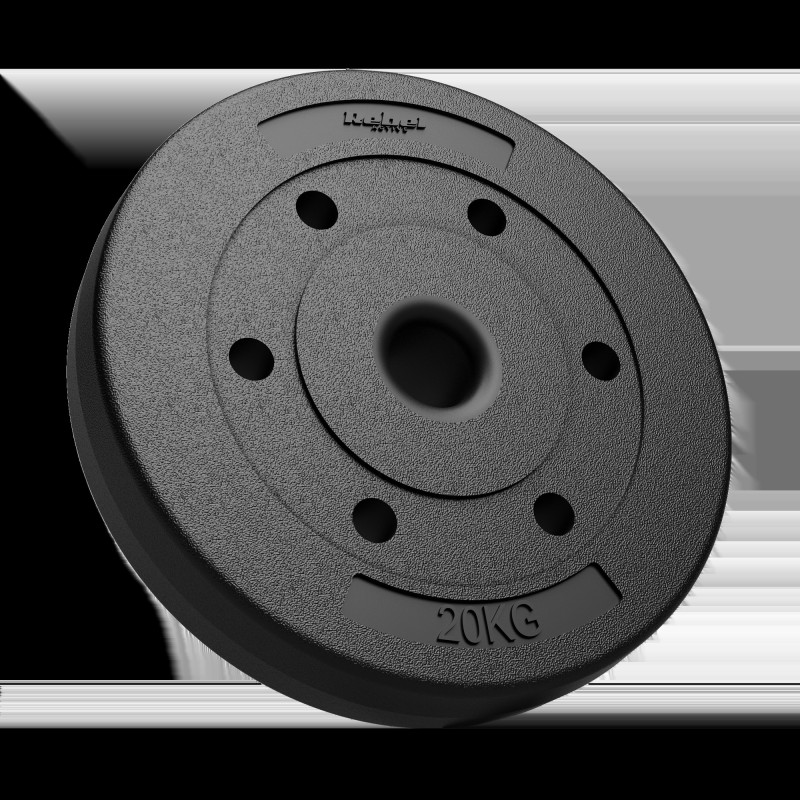 Belastning av olympiskt bitumen 20 kg, hål 51 mm, REBEL ACTIVE