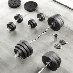 Belastning av olympiskt bitumen 20 kg, hål 51 mm, REBEL ACTIVE