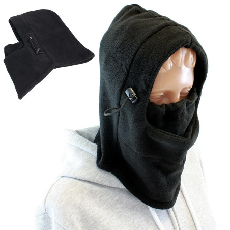 BQ42 Balaclava Polar Mask 3-in-1 svart