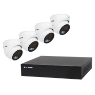 78-671- PoE-övervakningsset med 4x5MP 1TB BL-KI5T4/PoE/1TB, 4 st 5MP domekameror, 1TB HDD.