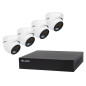 78-671- PoE-övervakningsset med 4x5MP 1TB BL-KI5T4/PoE/1TB, 4 st 5MP domekameror, 1TB HDD.