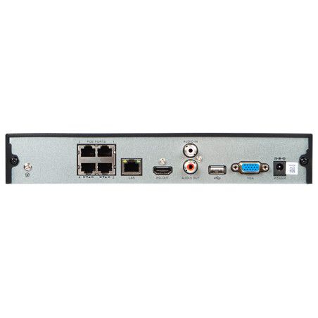 78-672- Övervakningsset med PoE-nätverk 4x8mp 2tb bl-ki8b4/poe/2tb 4x rörkameror 8mp hårddisk HDD2TB