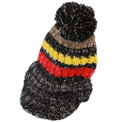 BQ52G Damset mössa och halsduk svart