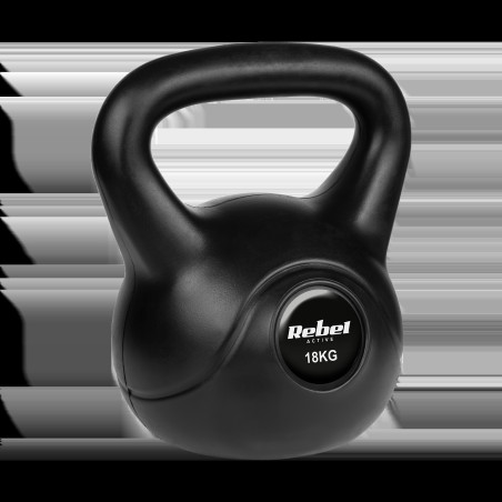 Kettlebell asfalt 18 kg REBEL ACTIVE | HandlaSmidigt.se
