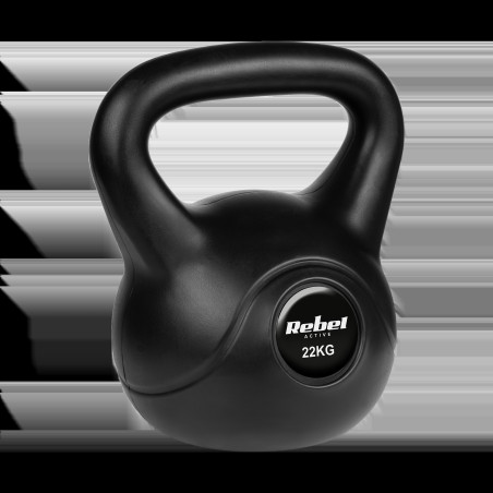 Kettlebell asfalt 22 kg REBEL ACTIVE | HandlaSmidigt.se