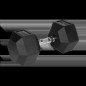 Hantel i gummi HEX 22,5 kg REBEL ACTIVE