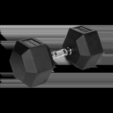 Hantel i järn med gummi HEX 27,5 kg REBEL ACTIVE | HandlaSmidigt.se