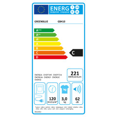 Elektrisk trumtork GreenBlue för kläder, 3 kg kapacitet, GB410 | HandlaSmidigt.se
