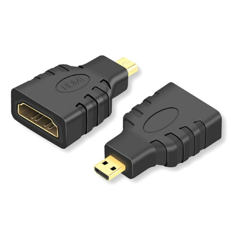 HD26-adapter HDMI till micro HDMI guld