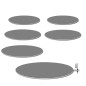 Set med runda bordsunderlägg 6D - ENIGMA