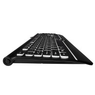 Tangentbord TRACER OFIS PRO USB (vit belysning)