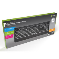 Tangentbord TRACER OFIS PRO USB (vit belysning)