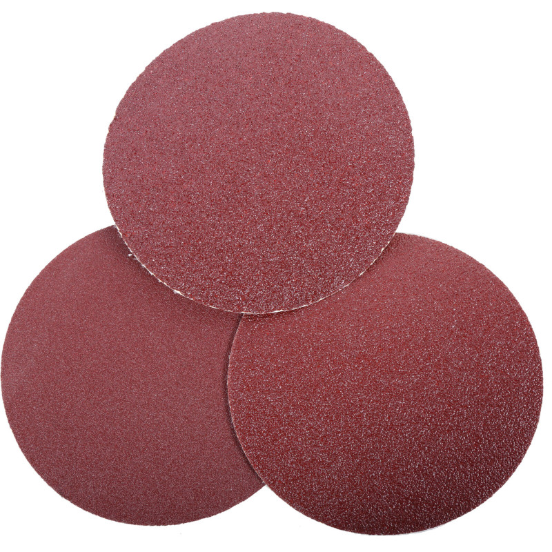 Sliprondeller på kardborre 125mm, 5 st, korn 240, proline