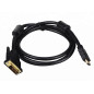 HD8 Kabel HDMI 19-pin-DVI 2m guld