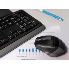 Tangentbord + mus A4TECH FStyler 2.4G FG1035 RF NANO Grå