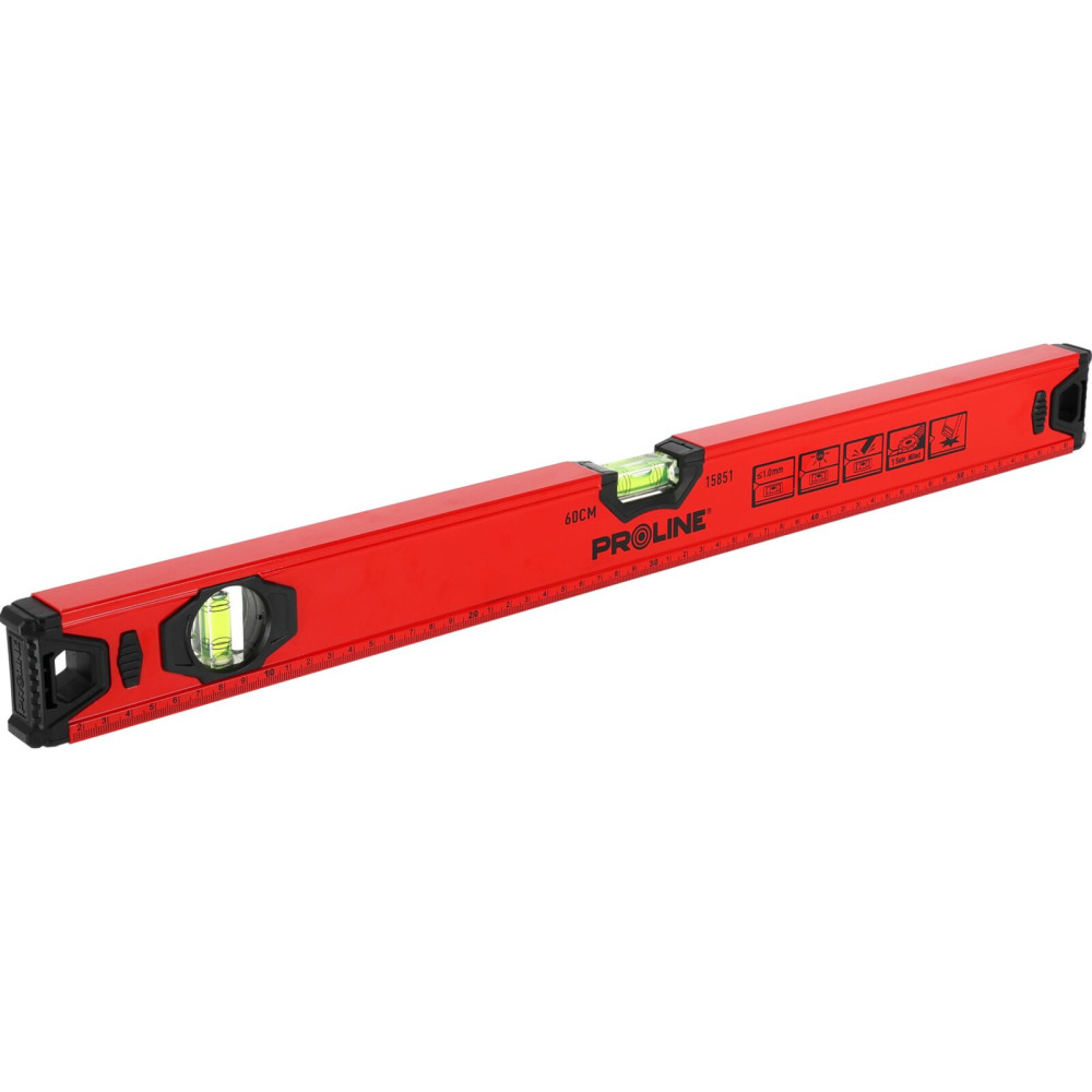 Vattenpass, 2 libeller, 1mm/1m, 120cm, Proline Vattenpass, 2 libeller, 1mm/1m, 120cm, Proline