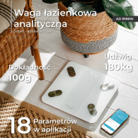 AD 8186 vit Badrumsvåg analytisk ? smart - Tuya-app