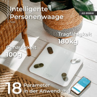 AD 8186 vit Badrumsvåg analytisk ? smart - Tuya-app