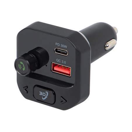 74-175- FM-sändare med Bluetooth-handsfreekit + 3D-stereo