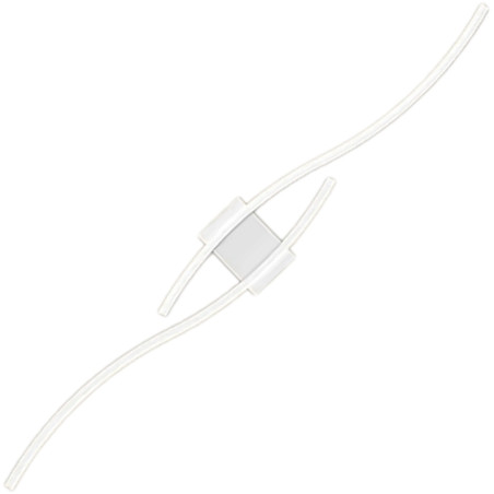 ZD150 Vägglampa väggljus vit 60cm kallvit