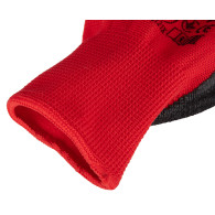 Arbetshandskar, polyester belagd med latex (crincle), 3121X, storlek 7